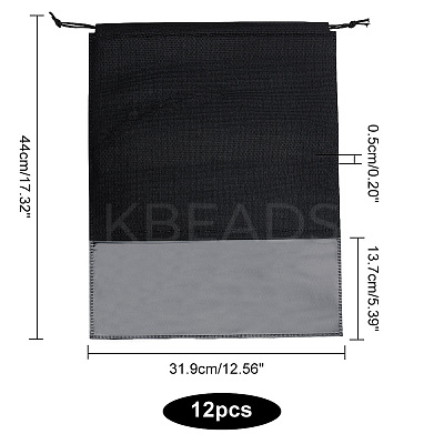 Non-woven & Polyester Bundle Pocket ABAG-WH0035-007B-02-1