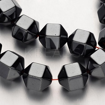 Non-magnetic Synthetic Hematite Bead Strands G-F300-29A-09-1