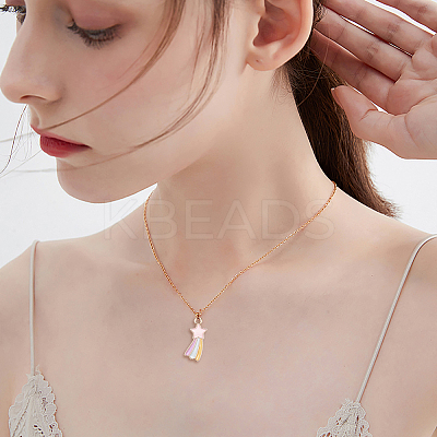 Alloy Enamel Big Pendants ENAM-CJ0001-10-1