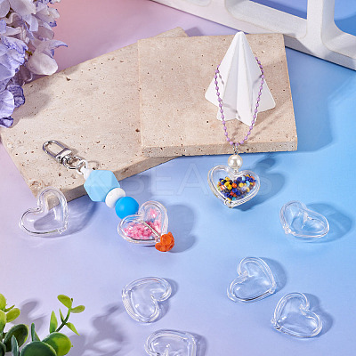 12Pcs Transparent Acrylic Beads TACR-TA0001-77C-1