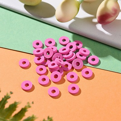 Handmade Polymer Clay Beads X-CLAY-Q251-6.0mm-27-1