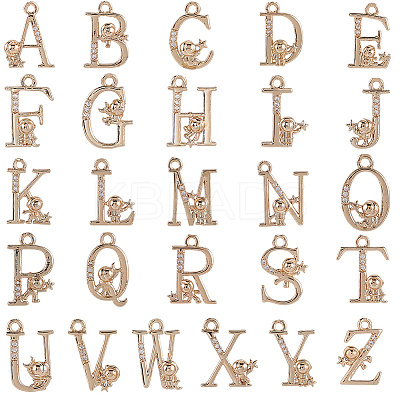 26Pcs 26 Styles Alloy Pendants FIND-SC0013-78-1