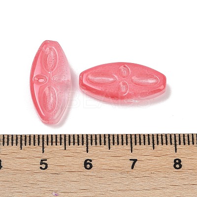 Transparent Glass Beads DGLA-E004-14F-1