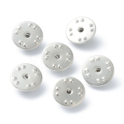 Non-Tarnish 304 Stainless Steel Butterfly Clutches Pin Backs STAS-H149-36P-1