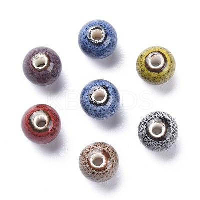 Handmade Fancy Antique Glazed Porcelain Beads X-PORC-R403-M2-1
