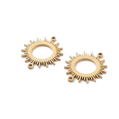 Ion Plating(IP) 304 Stainless Steel Hollow Connector Charms STAS-P332-12G-1