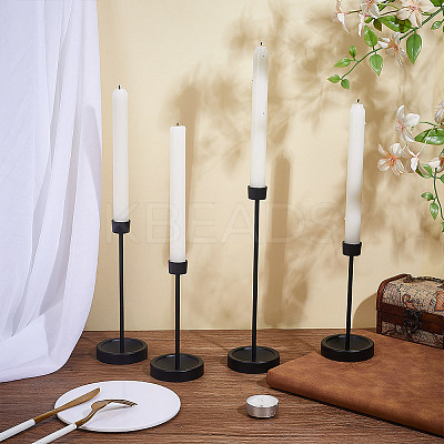 Iron Candle Holder AJEW-WH0604-58-1