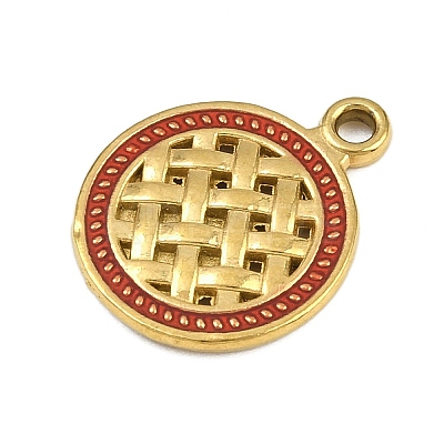 304 Stainless Steel Pendants STAS-D042-02A-G-1