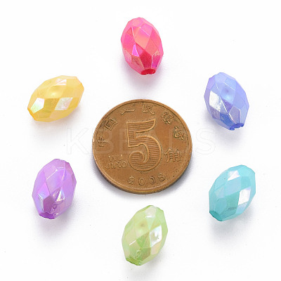 Opaque Acrylic Beads TACR-S153-32I-1