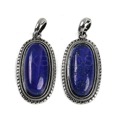 Natural Lapis Lazuli Pendants G-I370-07AS-02-1