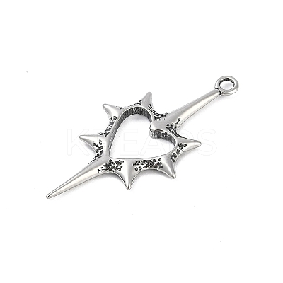 316 Surgical Stainless Steel Pendants LS-STAS-G349-37AS-1