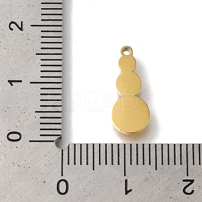 Ion Plating(IP) 304 Stainless Steel Manual Polishing Charms STAS-M059-04G-04-1