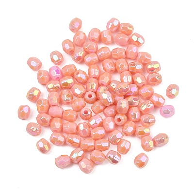 AB Color Plated Eco-Friendly Poly Styrene Acrylic Beads TACR-L003-44-1