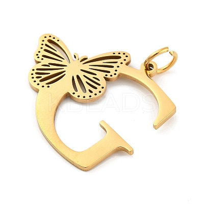 Ion Plating(IP) 201 Stainless Steel Pendants STAS-N103-184G-G-1