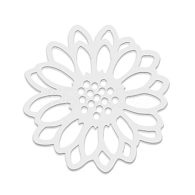 Non-Tarnish 201 Stainless Steel Filigree Joiners STAS-S105-LA758-1-1