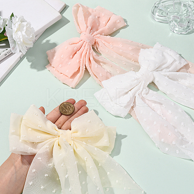3Pcs 3 Colors Cloth Bowknot Alligator Hair Clips PHAR-SP0001-16-1