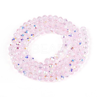 Transparent Glass Beads Strands EGLA-N016-3mm-04-1