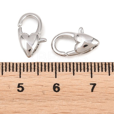 Brass Lobster Claw Clasps KK-H287-08C-P-1