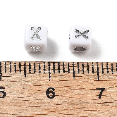 Opaque Acrylic Beads OACR-D282-06X-1