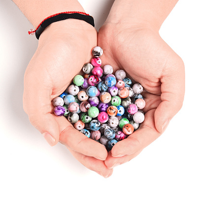DIY Stretch Bracelets Necklaces Kits DIY-YW0001-80-1