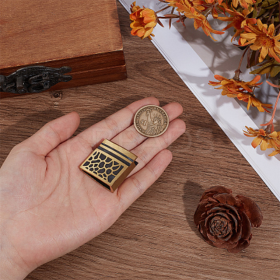 Brass Habaki Collar Clip for Japanese Sword Blade AJEW-WH0606-93A-1