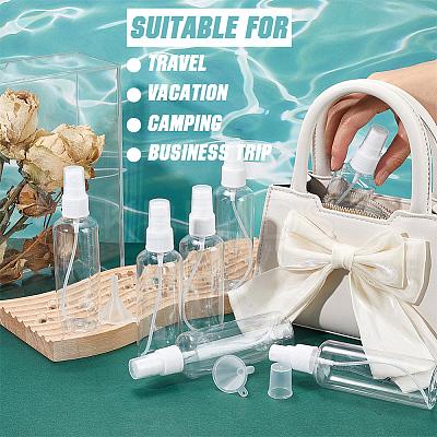Empty Portable Plastic Spray Bottles AJEW-GF0009-72C-01-1