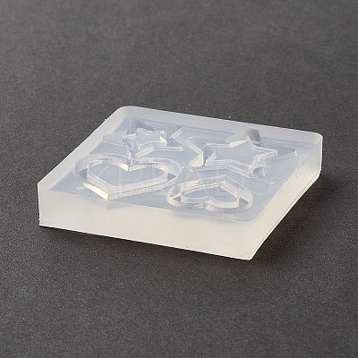 DIY Star & Heart Linking Ring Silicone Molds LS-SIMO-B001-08-1