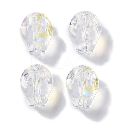 Baking Paint Glass Beads GLAA-S202-17-1