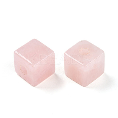 Natural Rose Quartz European Beads G-N345-07A-10-1