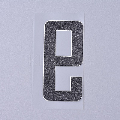 Number Iron On Transfers Applique Hot Heat Vinyl Thermal Transfers Stickers For Clothes Fabric Decoration Badge DIY-WH0148-43I-1