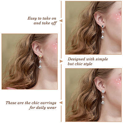 24Pcs 4 Styles Rack Plating Alloy Stud Earring Findings FIND-FH0006-95-1