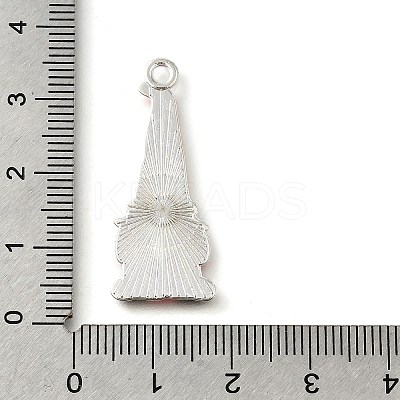 Breast Cancer Pink Awareness Ribbon Theme Alloy Enamel Pendants LS-ENAM-C026-01C-S-1