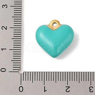 304 Stainless Steel Enamel Pendants LS-STAS-M071-02F-1