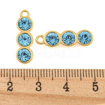 304 Stainless Steel Pendants STAS-L080-023G-03-1