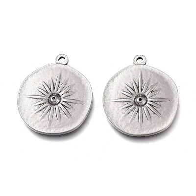 304 Stainless Steel Pendants X-STAS-F263-16AS-1