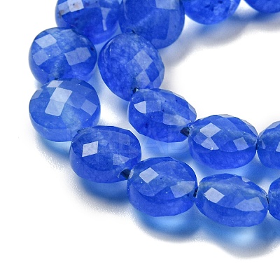 Natural Blue Agate Beads Strands G-NH0015-A01-01-1