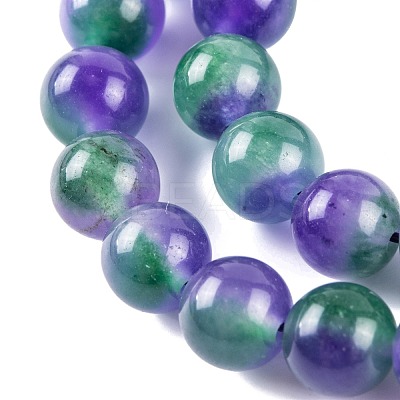 Natural Malaysia Jade Beads Strands G-A146-8mm-C12-1