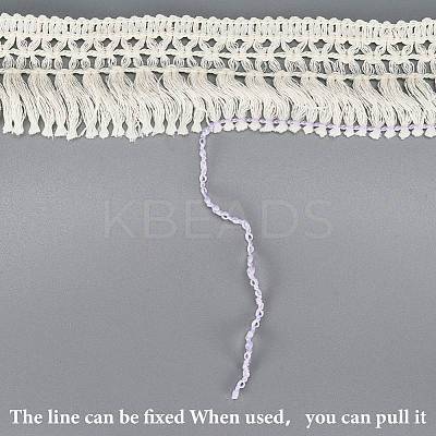 Cotton Lace Fringes Tassel Trimmings OCOR-GF0005-07A-01-1