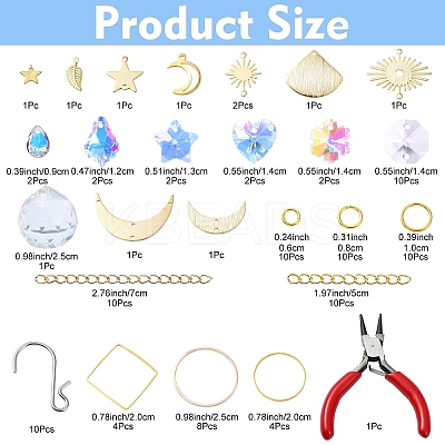 DIY Glass Suncatchers Making Kits DIY-YW0008-94-1