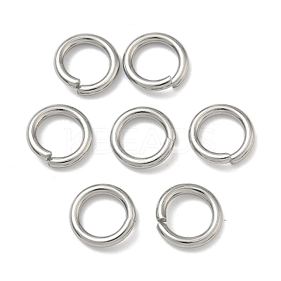 Tarnish Resistant 304 Stainless Steel Open Jump Rings X-STAS-E067-09-8mm-1