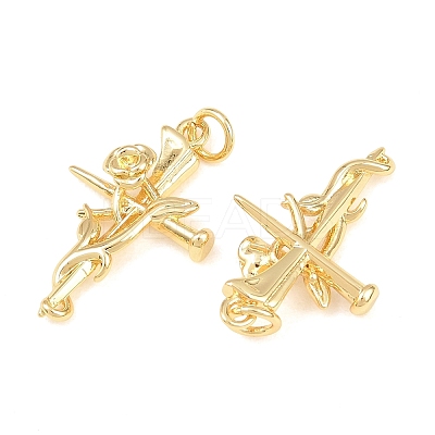 Brass Pendants KK-C162-070G-1
