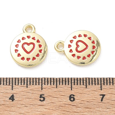 Alloy Enamel Pendants FIND-D044-10G-1