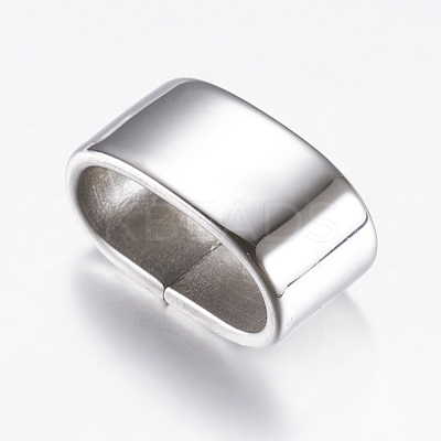 Tarnish Resistant 304 Stainless Steel Slide Charms STAS-F133-63P-1