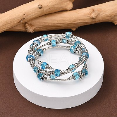 Fashion Wrap Bracelets BJEW-JB00628-07-1