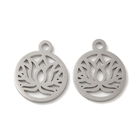 Non-Tarnish 304 Stainless Steel Charms STAS-J042-13P-1