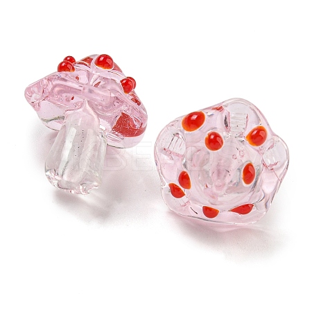 Handmade Bumpy Lampwork Beads LAMP-S067-01F-1