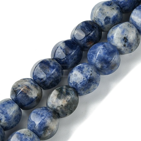 Natural Blue Spot Jasper Beads Strands G-H023-A07-01-1