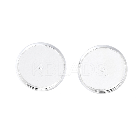 Brass Ear Studs Settings IFIN-Q005-S-NR-1