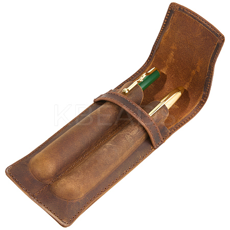Crazy Horse Leather Pencil Case OFST-WH20816-001B-1