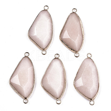 Natural White Jade Links Connectors G-T131-45D-1